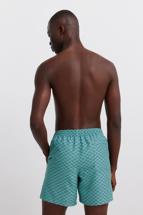 Springfield Playera de tela waffle caza oscuro