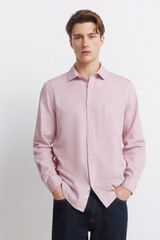 Springfield Camisa estructura rosa