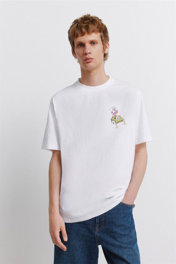 Springfield Playera Bob Esponja natural