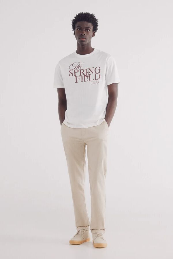 Springfield Playera logo Springfield club marfil