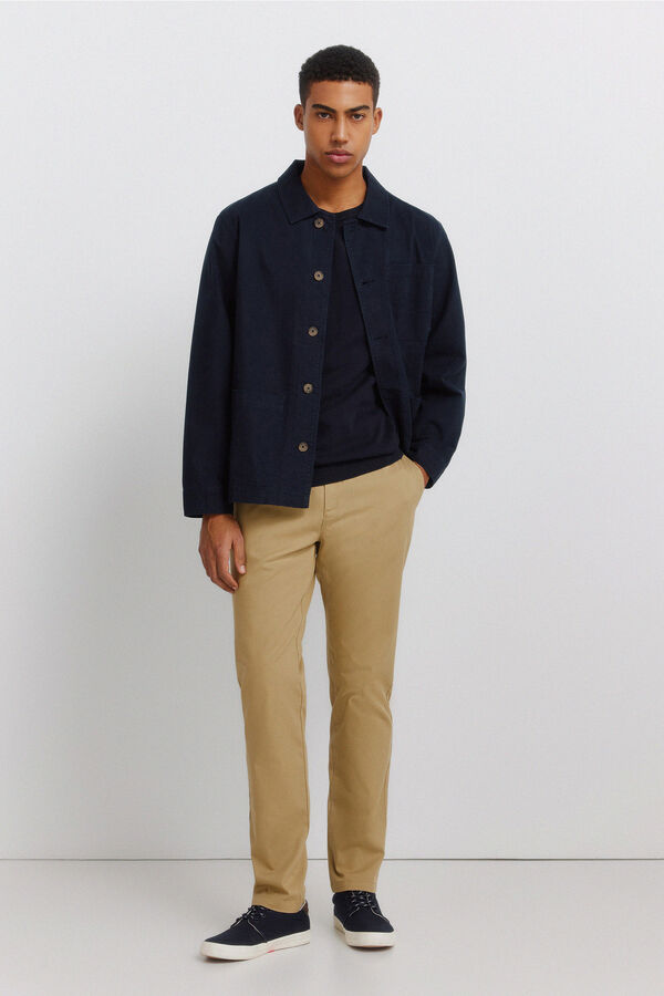 Springfield Pantal&oacute;n chino regular fit beige