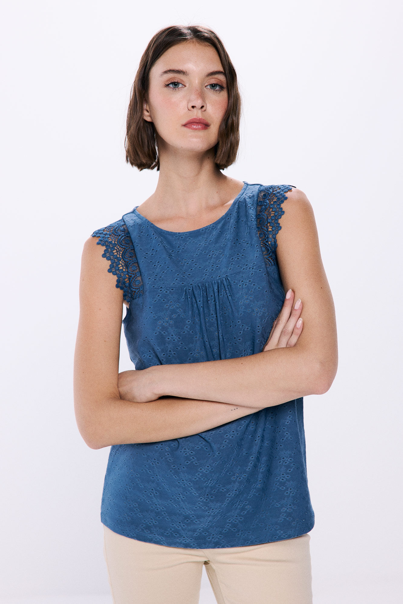 Playera hombros lace WomenSecret MX