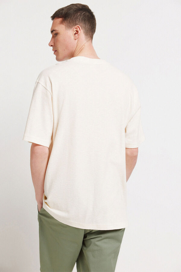 Springfield Playera textura blanco