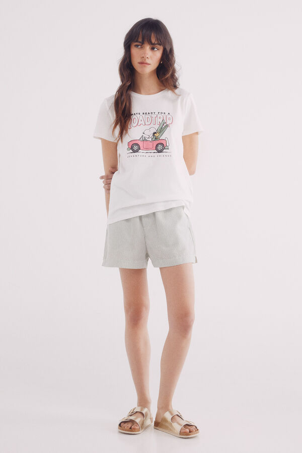 Springfield Playera Snoopy "Roadtrip" estampado