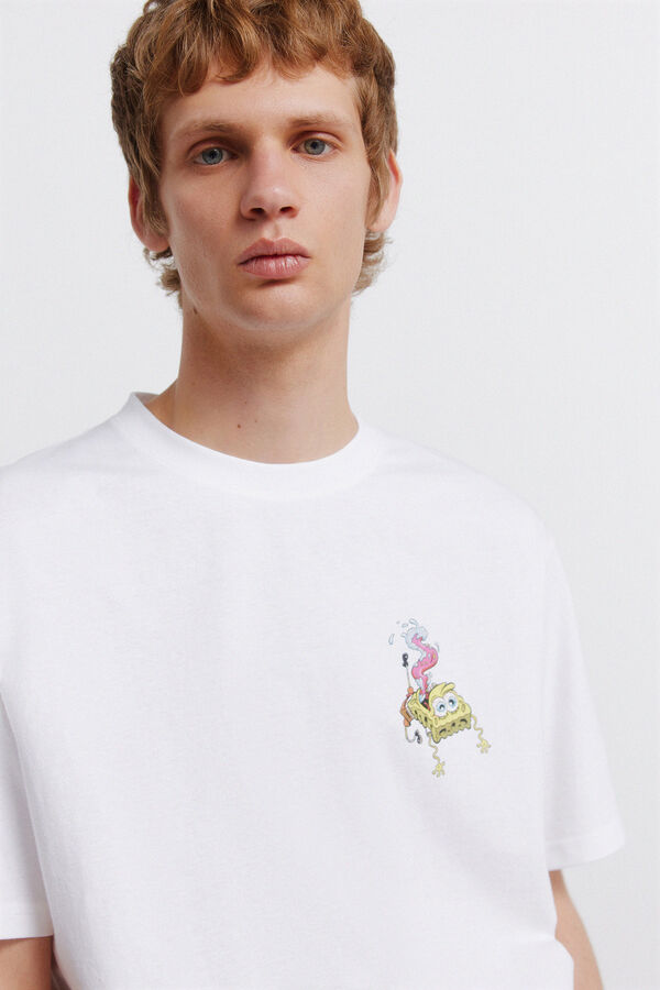 Springfield Playera Bob Esponja natural