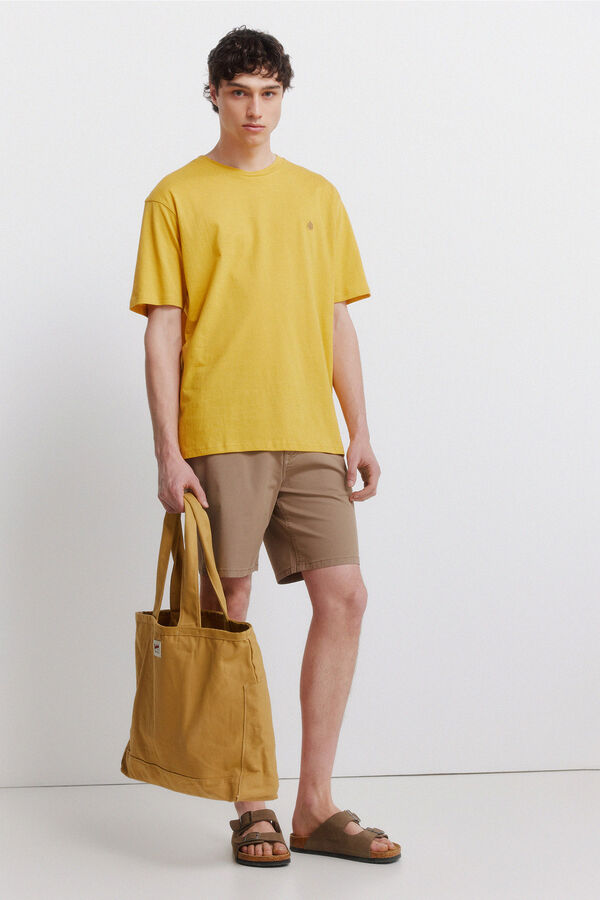Springfield Playera inyectada oscura amarillo