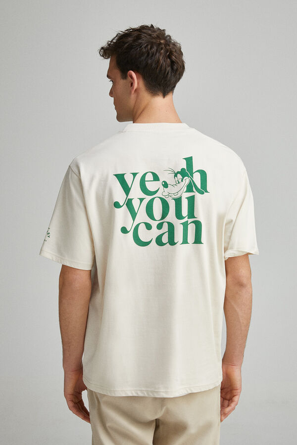 Springfield Playera Goofy yeah you can blanco