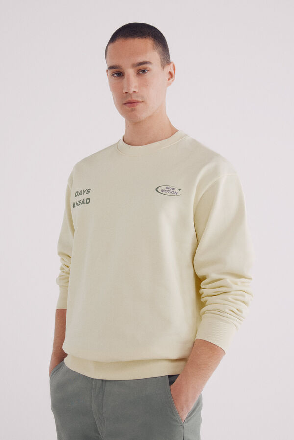 Springfield Sudadera slow motion amarillo