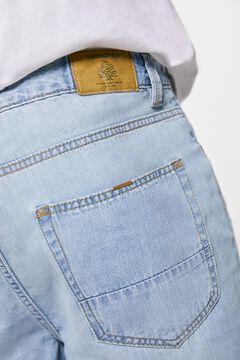 Springfield Bermuda vaquera regular ultra ligera lavado claro azul indigo