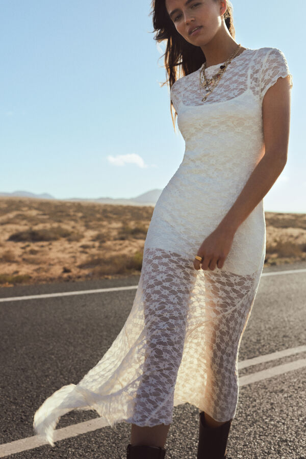 Springfield Vestido "Adore" beige