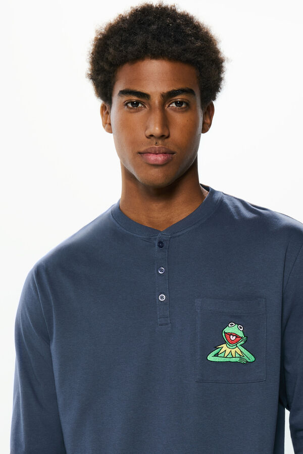 Springfield Pijama largo Disney Rana Gustavo azul indigo