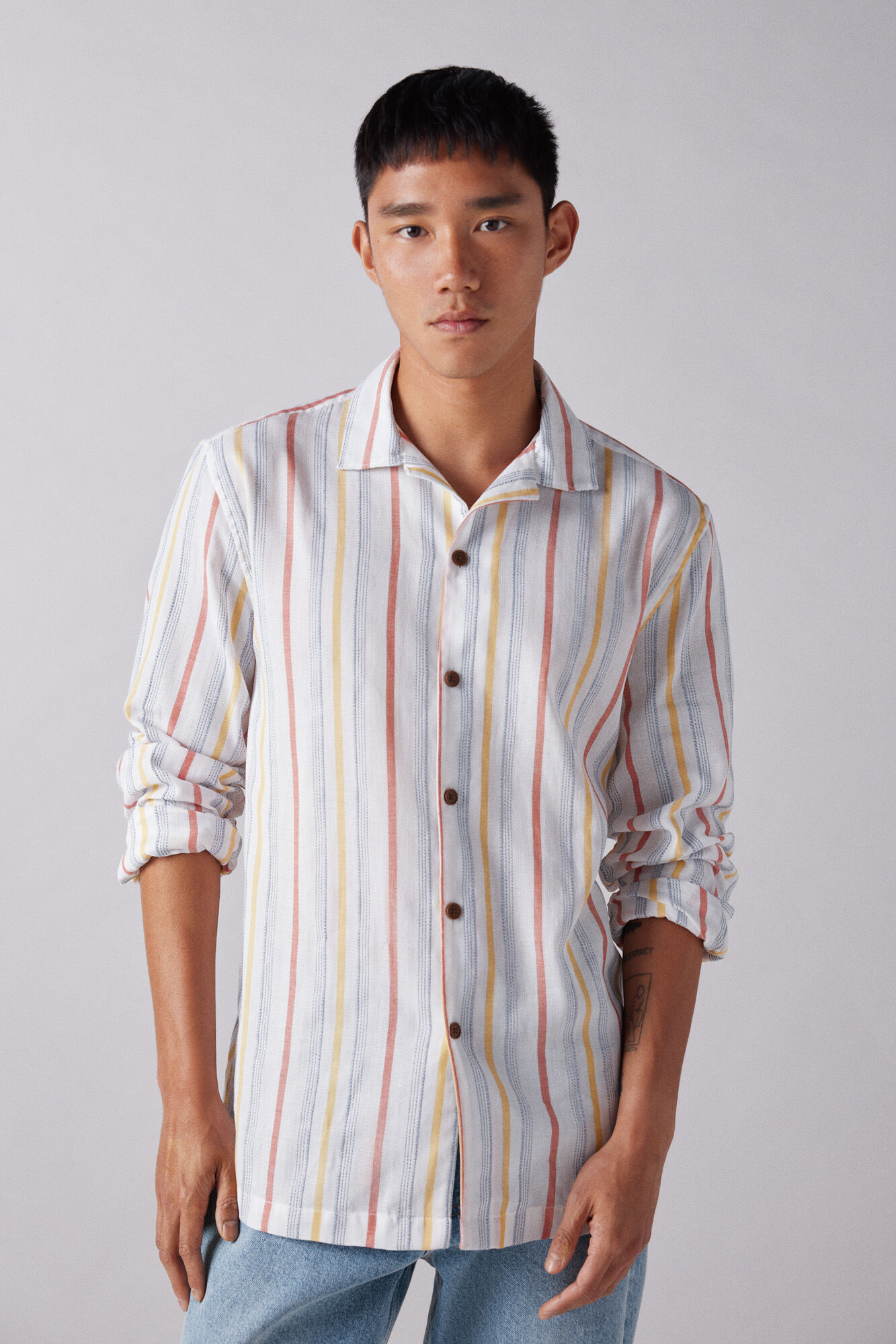 Camisa bowling hombre discount
