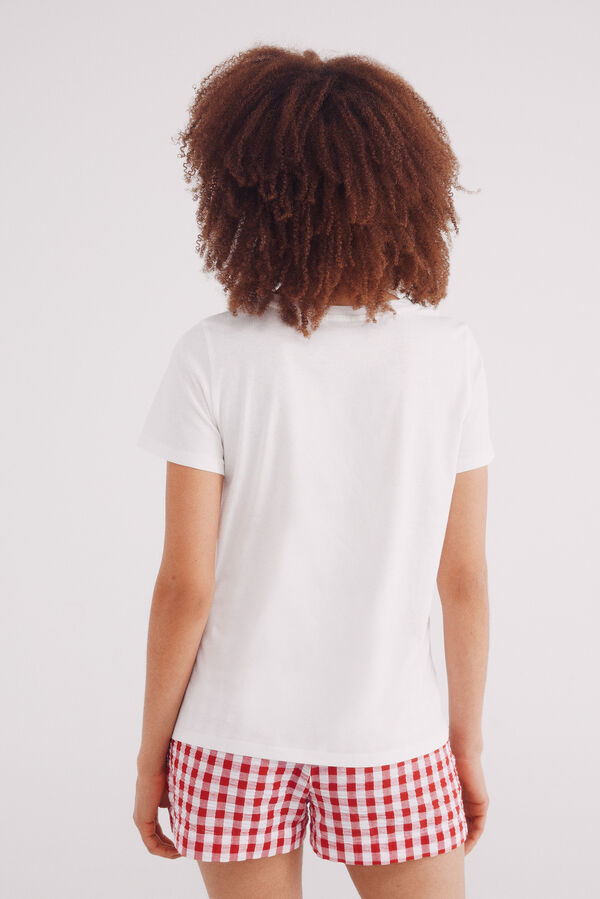 Springfield Playera "Cherry love" natural