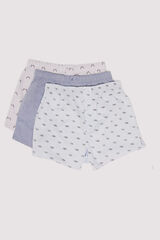 Springfield Pack de 3 calzones popelín estampados gris