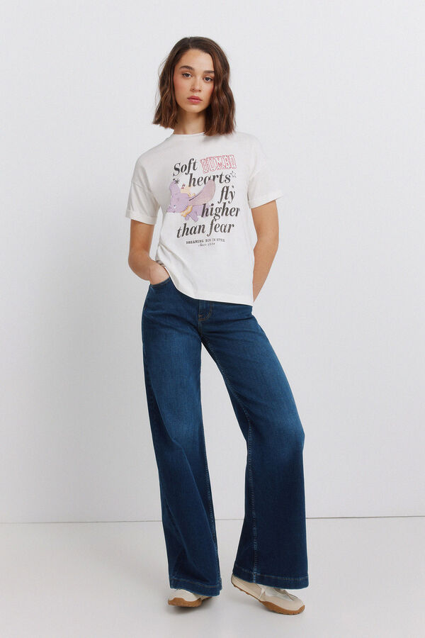 Springfield Playera de manga corta Disney marfil