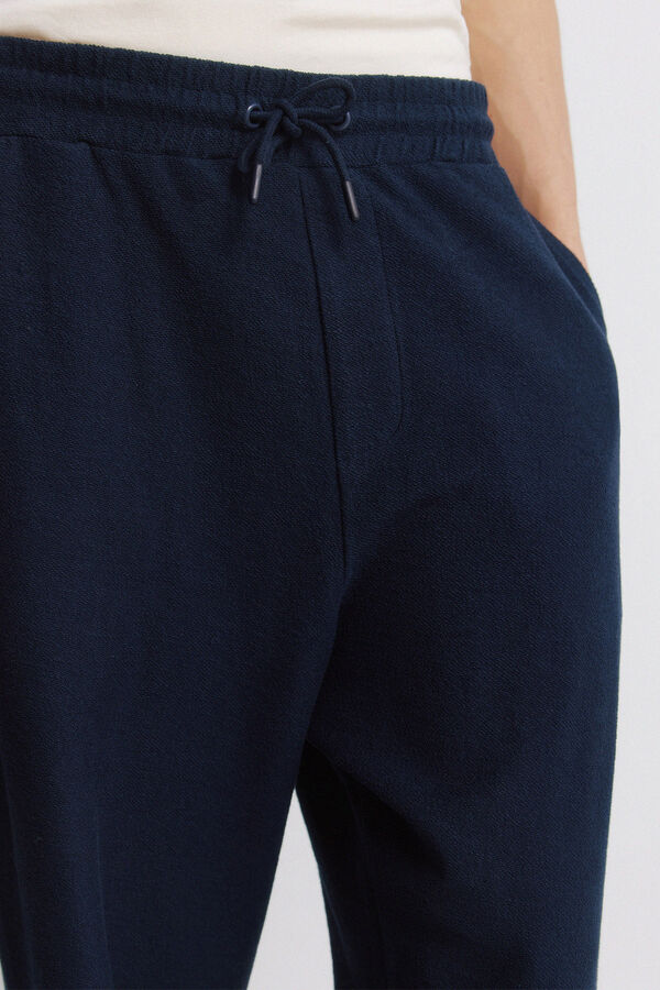 Springfield Pantal&oacute;n jogger recto azulado