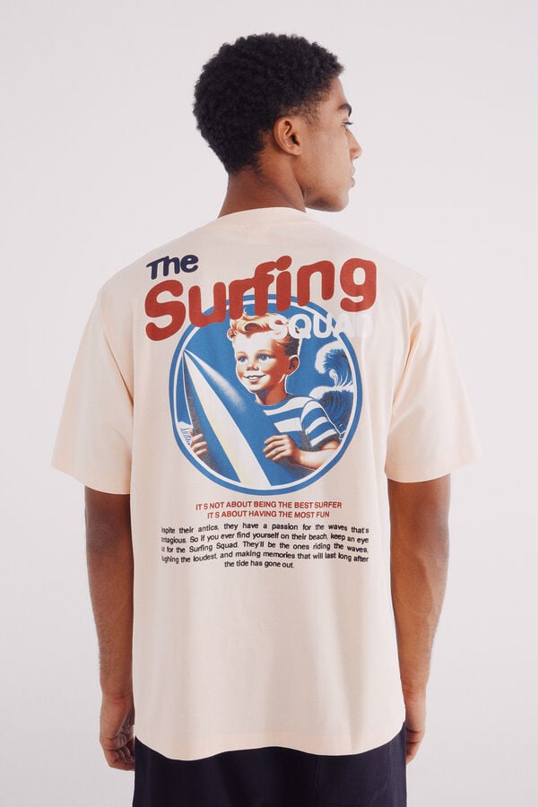Springfield Camiseta surfing squad coral