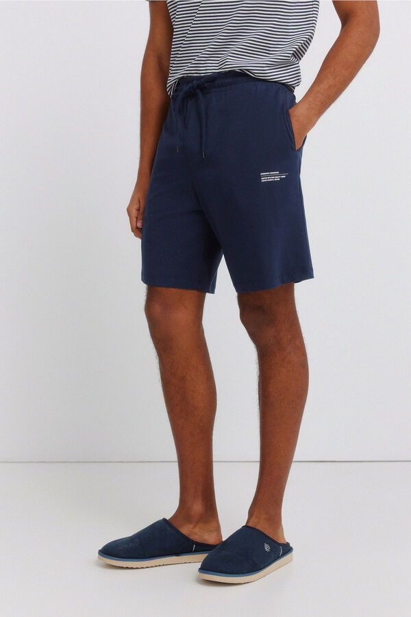Springfield Pijama corta Garfield azulado