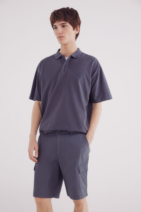 Springfield Bermuda cargo comfort fit azul indigo