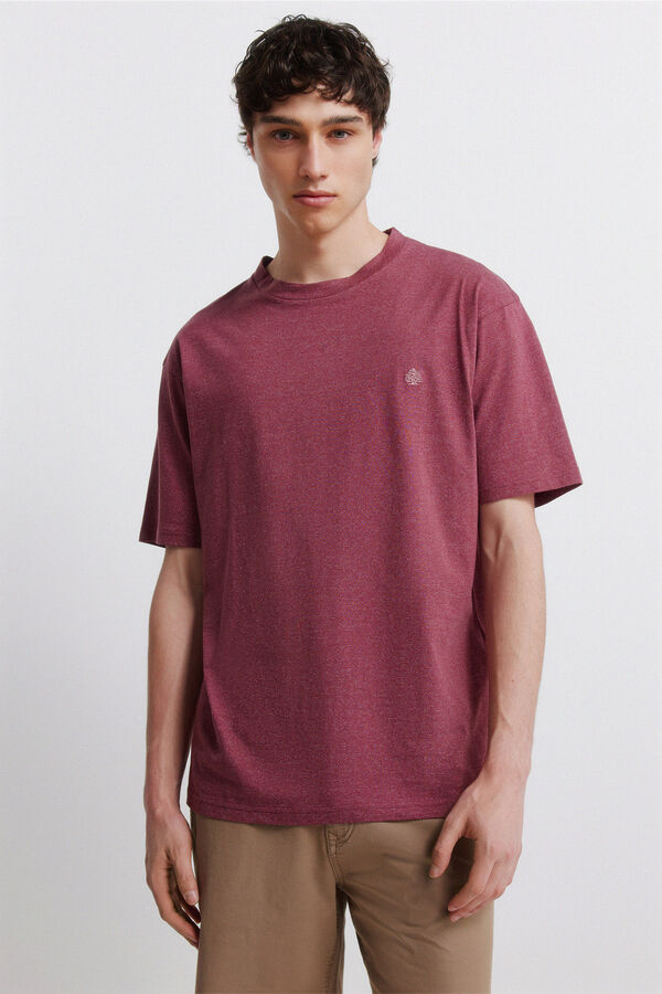 Springfield Playera inyectada oscura p&uacute;rpura