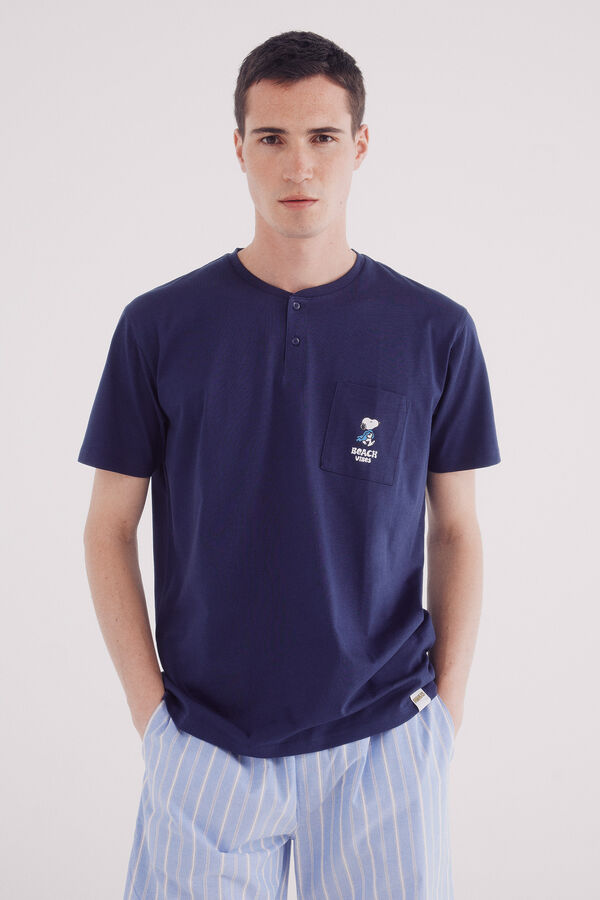 Springfield Pijama corta Peanuts™ azul