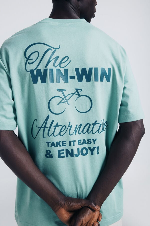 Springfield Camiseta win win verde