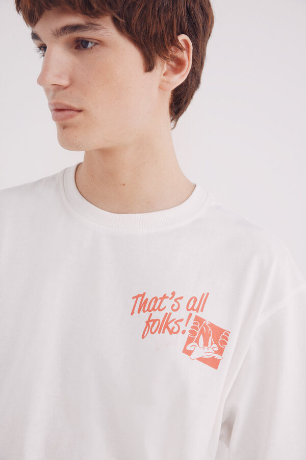 Springfield Playera Pato Lucas marfil