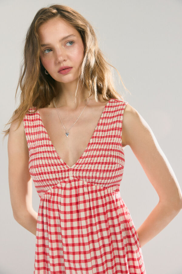 High Spirits Vestido Clover rojo