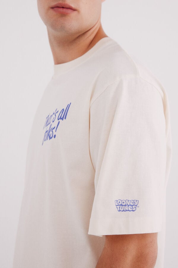 Springfield Camiseta Looney Tunes blanco