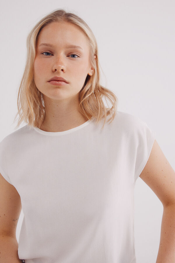 Springfield Playera lisa viscosa estampado
