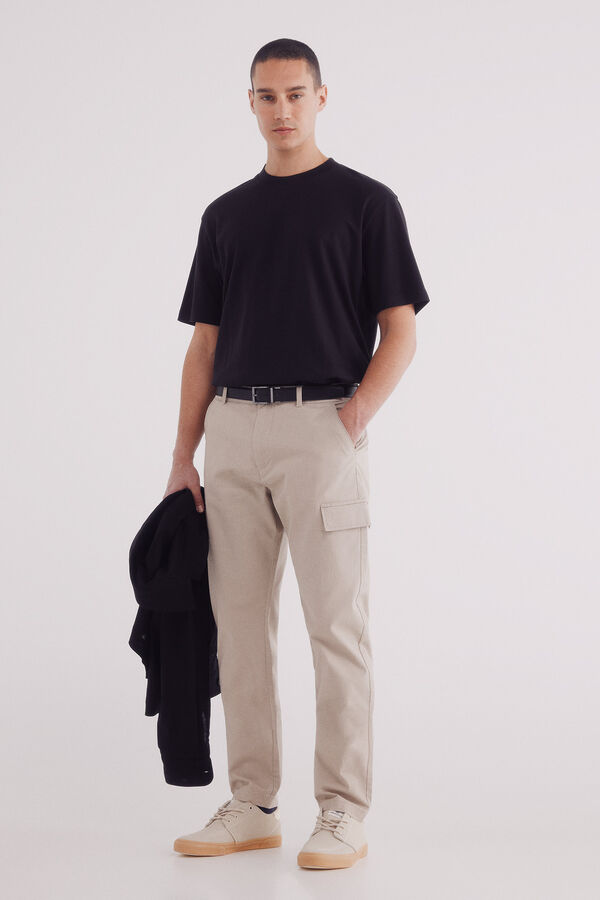 Springfield Camisa interlock negro