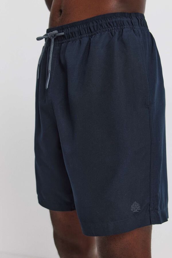 Springfield Traje de ba&ntilde;o liso largo azul