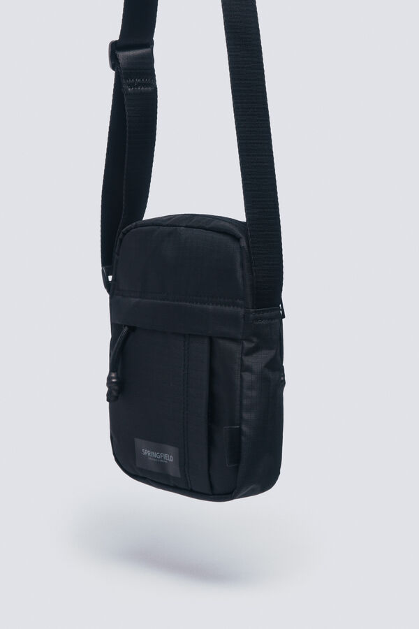 Springfield Bolsa mediana cruzada negra negro