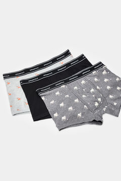 Springfield Pack 3 boxers perros negro