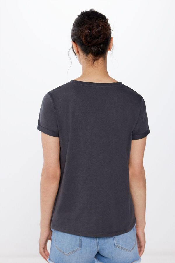 Springfield Playera Gráfica Paisaje gris