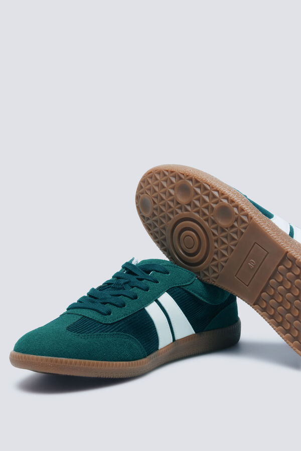 Springfield Zapatillas pana verdes verde