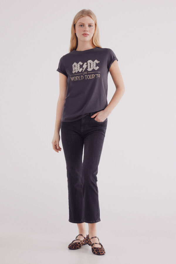 Springfield Playera "ACDC" gris