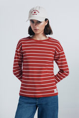 Springfield Playera rayas marineras rojo