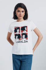 Springfield Playera "Mafalda" estampado