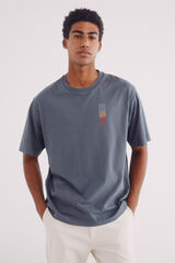 Springfield Camiseta étnica azul