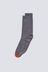Springfield Calcet&iacute;n largo micro puntos gris