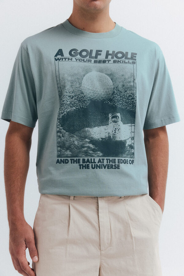 Springfield Camiseta golf hole verde