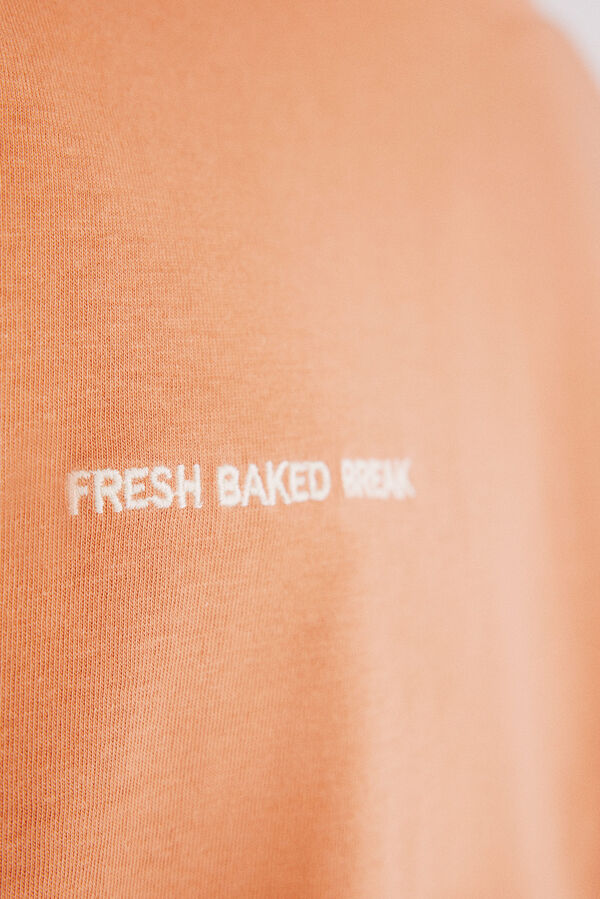 Springfield Playera sandwich break naranja