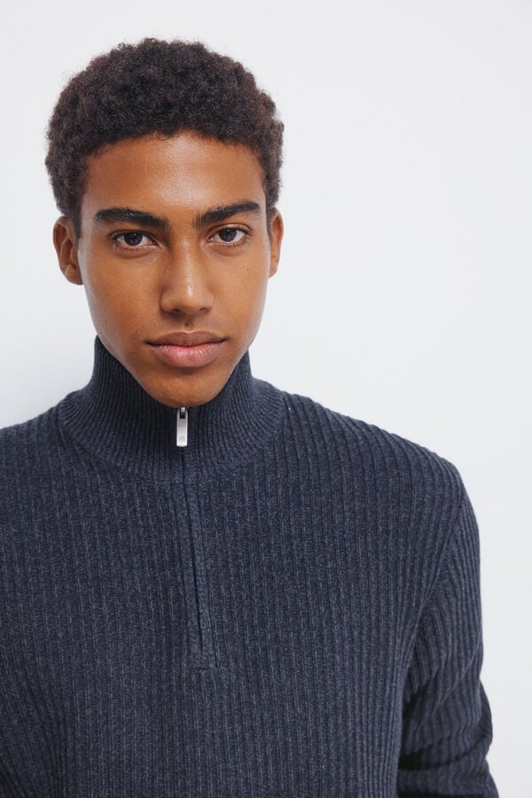 Springfield Jersey con cierre azul