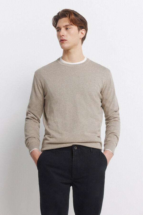 Springfield Pantal&oacute;n chino skinny fit negro