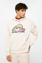 Springfield Sudadera capucha somewhere estampado fondo blanco