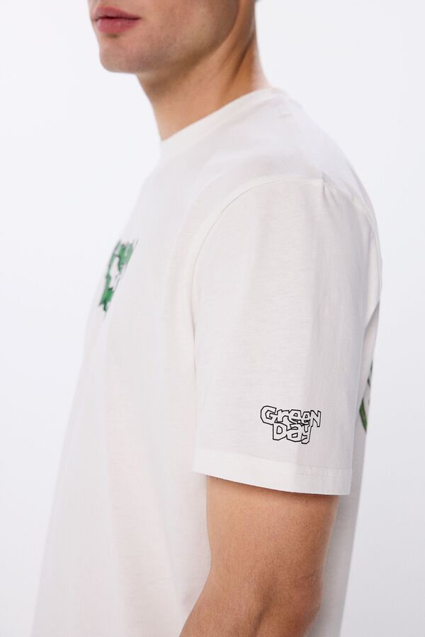 Springfield Playera Green Day marfil