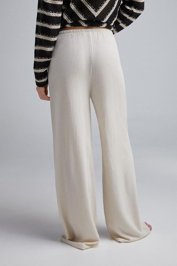 Springfield Pantalón jogger estructura estampado