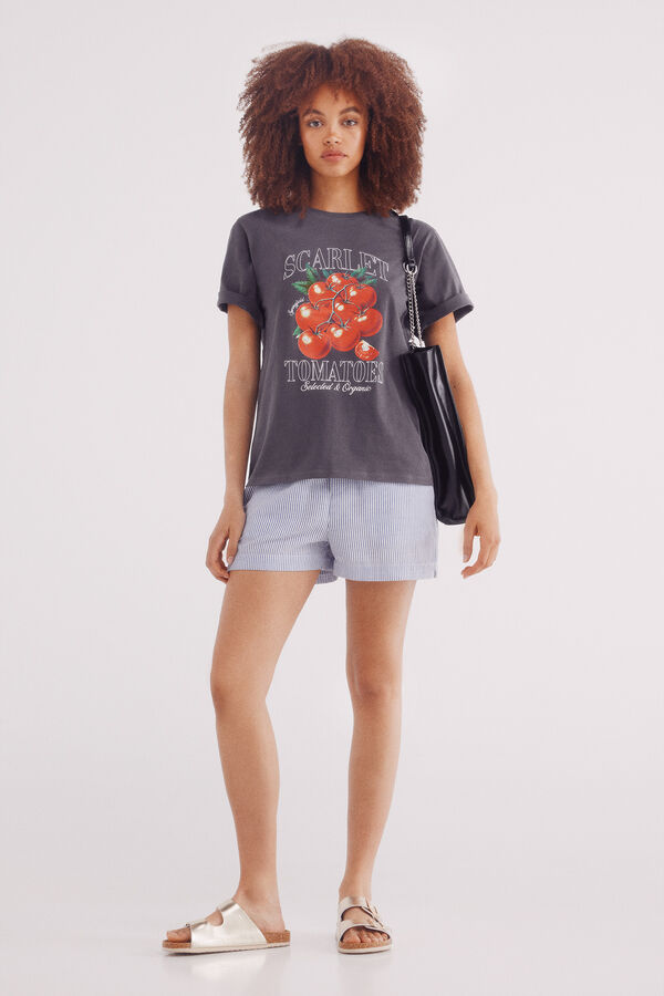 Springfield Playera "The Harvest" gris