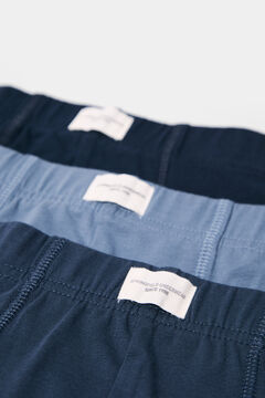 Springfield Pack 3 bóxers básicos azul indigo